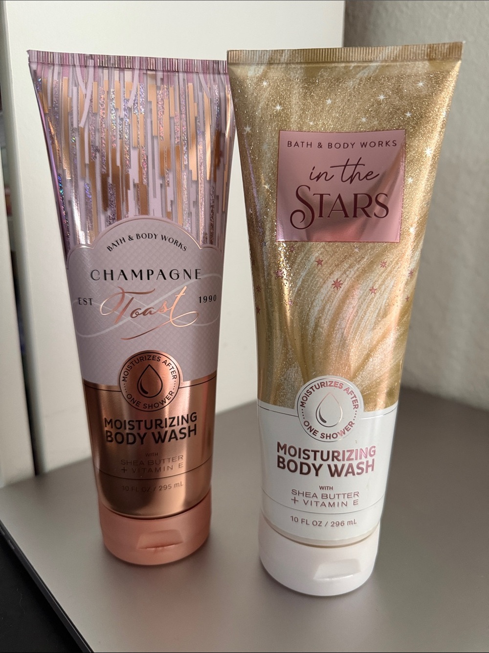 Bath & Body Works Champagne Toast + In The Stars Moisturizing Body Wash 10 oz